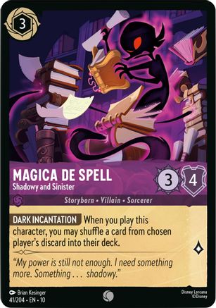 Magica De Spell - Shadowy and Sinister (10-041)