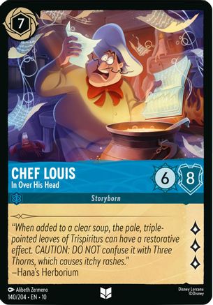 Chef Louis - In Over His Head (10-140) (Cold Foil)