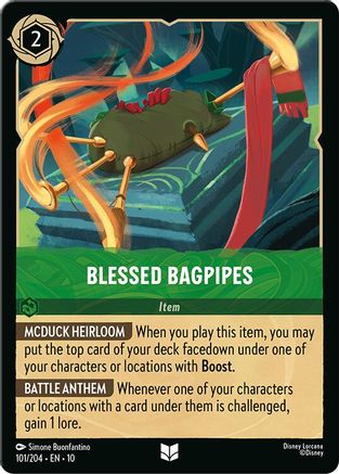 Blessed Bagpipes (10-101) (Cold Foil)