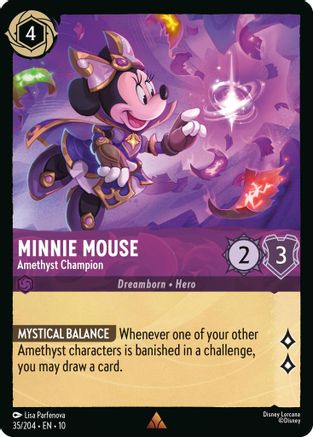 Minnie Mouse - Amethyst Champion (10-035) (Cold Foil)