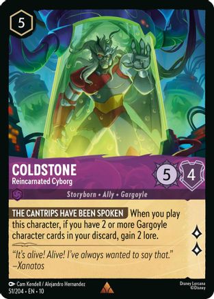 Coldstone - Reincarnated Cyborg (10-051) (Cold Foil)