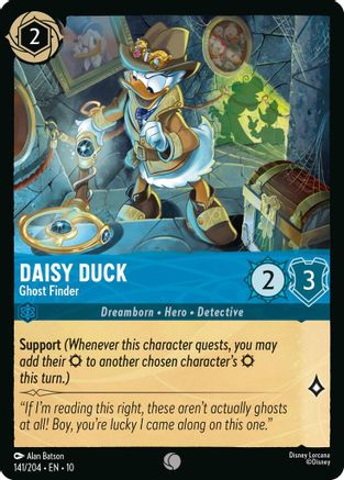 Daisy Duck - Ghost Finder (10-141) (Cold Foil)