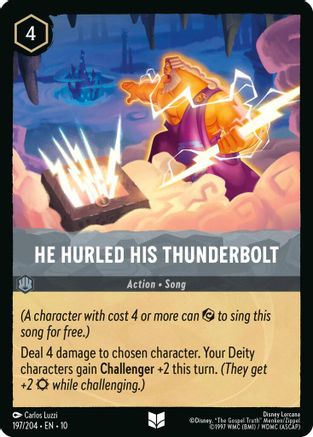 He Hurled His Thunderbolt (10-197) (Cold Foil)