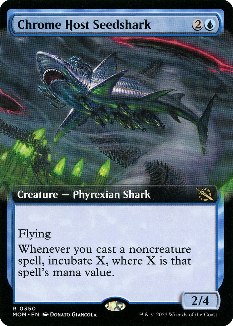 Chrome Host Seedshark (MOM-350) (Extended Art)