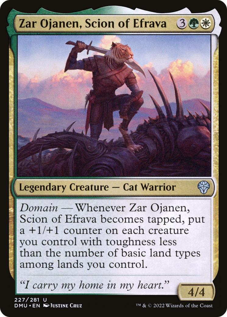 Zar Ojanen, Scion of Efrava (DMU-227) (Foil)
