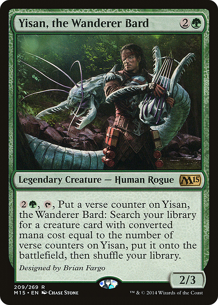 Yisan, the Wanderer Bard (M15-209) (Foil)