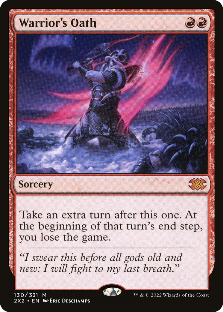 Warrior's Oath (2X2-130) (Foil)