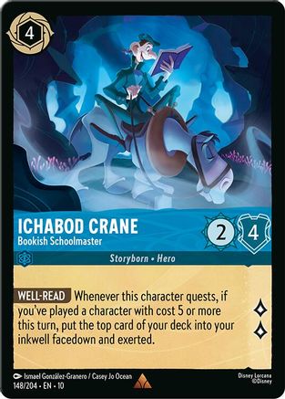 Ichabod Crane - Bookish Schoolmaster (10-148)