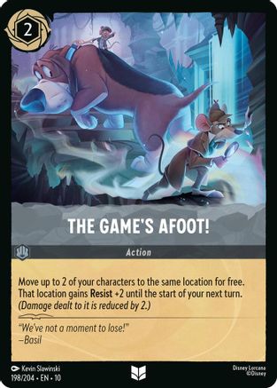The Game's Afoot! (10-198)