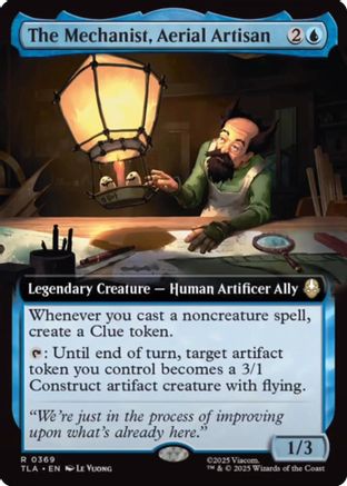 The Mechanist, Aerial Artisan (Extended Art) (TLA-369) (Foil)