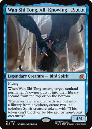 Wan Shi Tong, All-Knowing (TLE-098) (Foil)