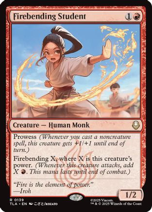 Firebending Student (TLA-139) (Foil)