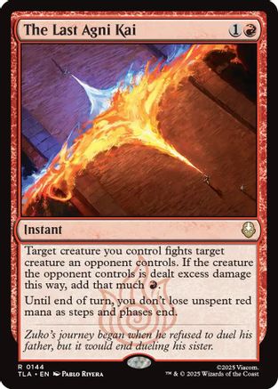 The Last Agni Kai (TLA-144) (Foil)