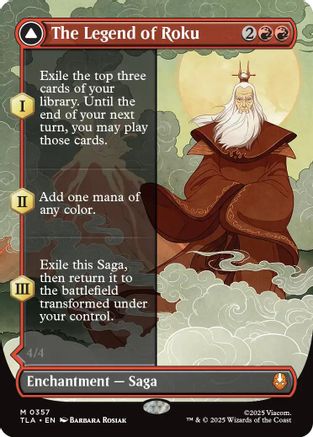 The Legend of Roku (Borderless) (TLA-357) (Foil)