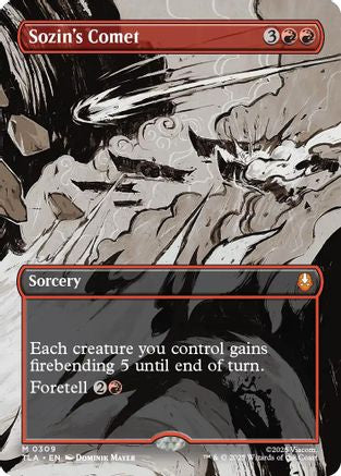 Sozin's Comet (0309) (Borderless) (TLA-309) (Foil)