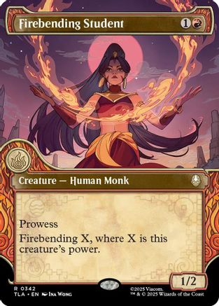 Firebending Student (Showcase) (TLA-342) (Foil)