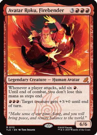 Avatar Roku, Firebender (TLE-112) (Foil)