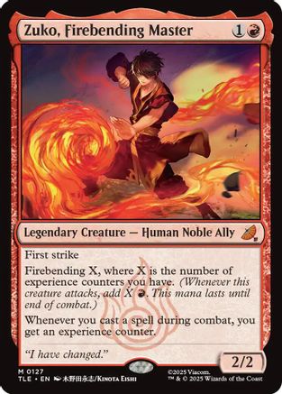 Zuko, Firebending Master (TLE-127)