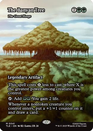 The Banyan Tree - The Great Henge (Borderless) (TLE-041) (Foil)