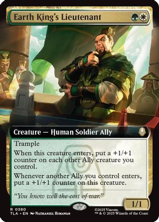 Earth King's Lieutenant (Extended Art) (TLA-217) (Foil)