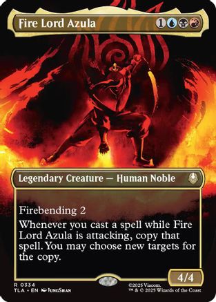 Fire Lord Azula (0334) (Borderless) (TLA-334) (Foil)