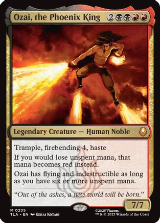 Ozai, the Phoenix King (TLA-235) (Foil)