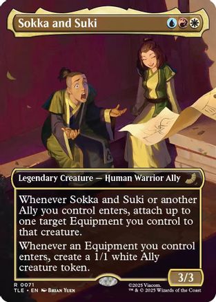 Sokka and Suki (Borderless) (TLE-071)