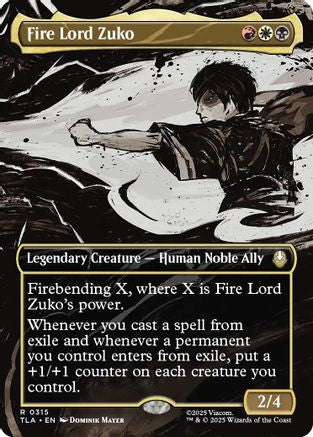 Fire Lord Zuko (Borderless) (TLA-315) (Foil)