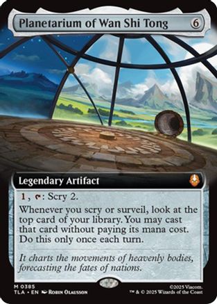 Planetarium of Wan Shi Tong (Extended Art) (TLA-385) (Foil)