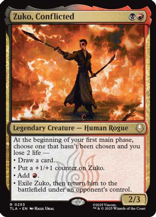 Zuko, Conflicted (TLA-253) (Foil)