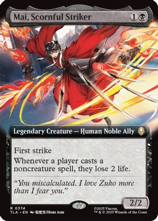 Mai, Scornful Striker (Extended Art) (TLA-374) (Foil)