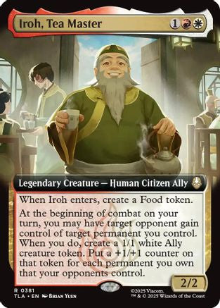 Iroh, Tea Master (Extended Art) (TLA-381)