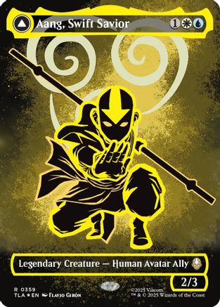 Aang, Swift Savior (Borderless) (Neon Ink Foil) (TLA-359)