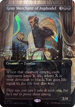 Gray Merchant of Asphodel (Halo Foil) (SLC-034)