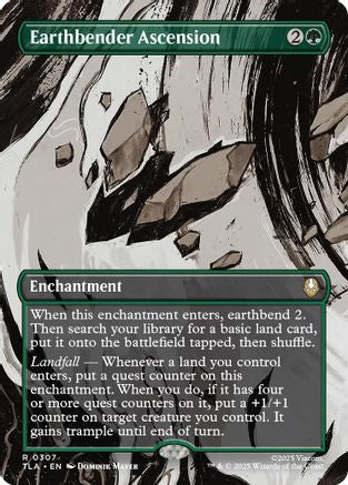 Earthbender Ascension (Borderless) (TLA-307) (Foil)