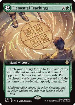 Elemental Teachings (Extended Art) (TLA-378) (Foil)