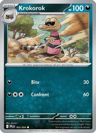Krokorok (PFL-065) (Reverse Holofoil)