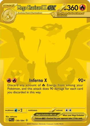 Mega Charizard X ex (PFL-130) (Holofoil)