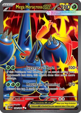 Mega Heracross ex (PFL-108) (Holofoil)