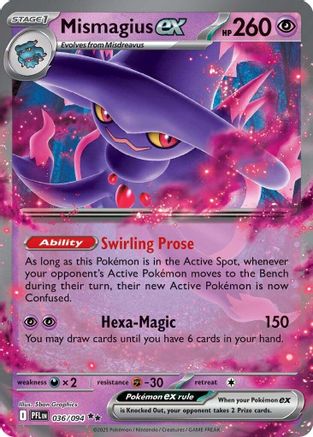 Mismagius ex (PFL-036) (Holofoil)