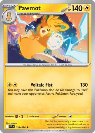 Pawmot (PFL-034) (Reverse Holofoil)