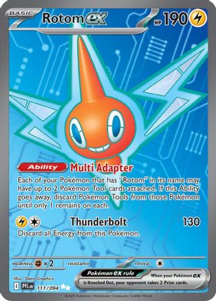 Rotom ex (PFL-111) (Holofoil)