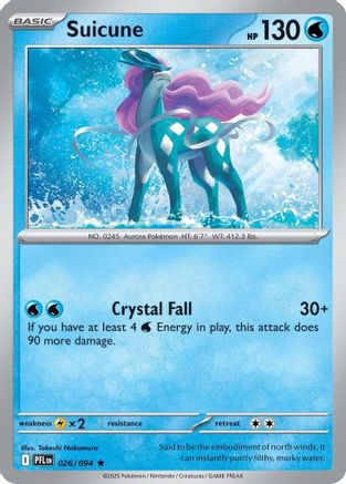 Suicune (PFL-026) (Reverse Holofoil)