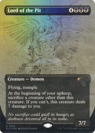 Lord of the Pit (Sketch Showcase) (Rainbow Foil) (SLD-893)