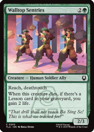 Walltop Sentries (TLA-202) (Foil)