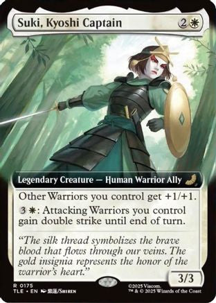 Suki, Kyoshi Captain (Extended Art) (TLE-175) (Foil)