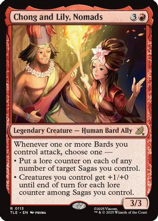 Chong and Lily, Nomads (TLE-113) (Foil)