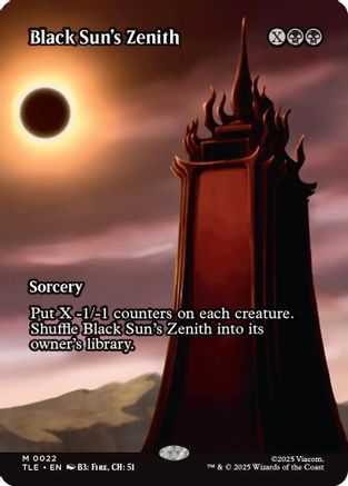 Black Sun's Zenith (Borderless) (TLE-022)