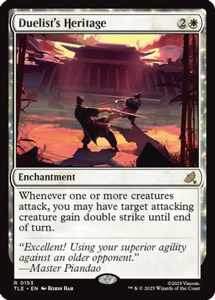 Duelist's Heritage (TLE-153) (Foil)