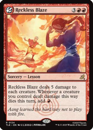 Reckless Blaze (TLE-124) (Foil)